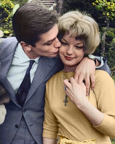 (image for) Alain Delon - Romy Schneider #0263 - COLORIZED