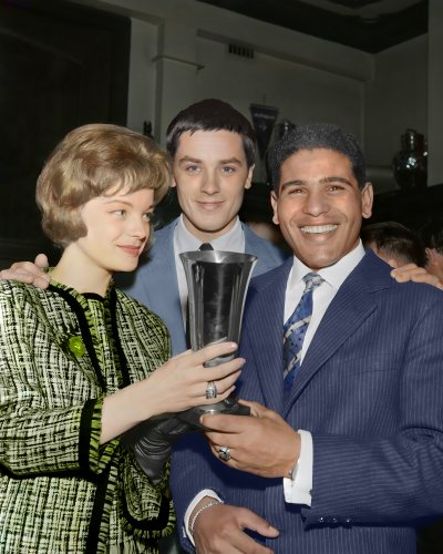 (image for) Alain Delon - Romy Schneider #0507 - COLORIZED