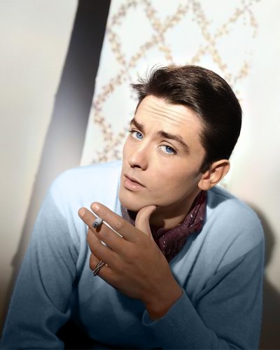 (image for) Alain Delon #0085 - COLORIZED