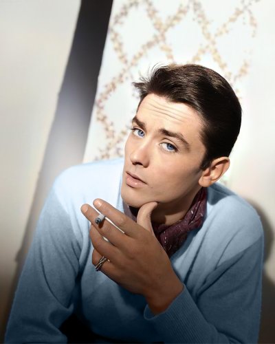 (image for) Alain Delon #0085 - COLORIZED