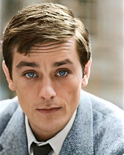 (image for) Alain Delon #0102 - COLORIZED