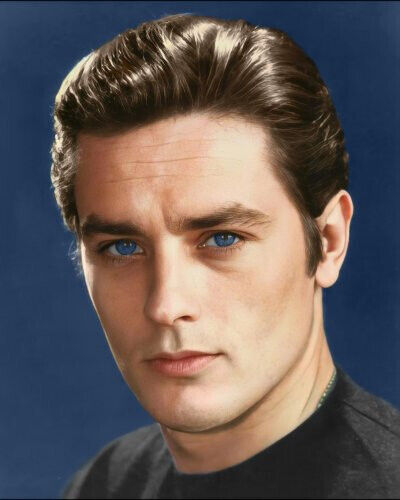 (image for) Alain Delon #0129 - COLORIZED