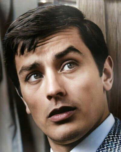 (image for) Alain Delon #2870 - COLORIZED