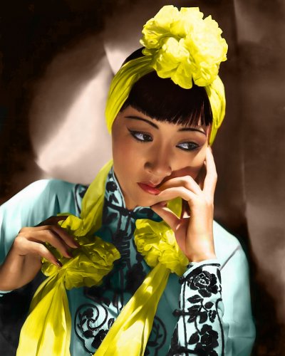 (image for) Anna May Wong #0003 - COLORIZED