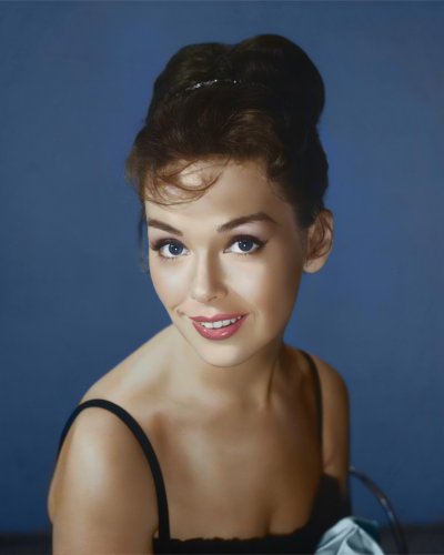 (image for) Barbara Rush #0001 - COLORIZED