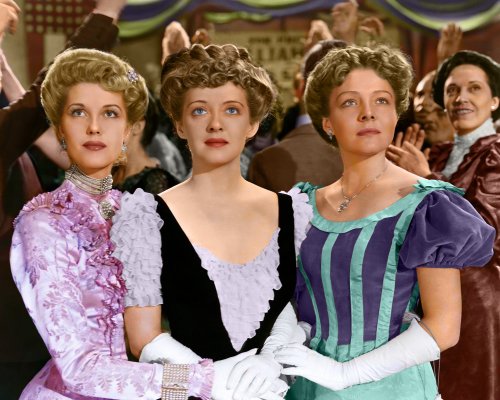 Bette Davis Anita Louise - Jane Bryan #0001 - COLORIZED (image for) Bette Davis Anita Louise - Jane Bryan #0001 - COLORIZED