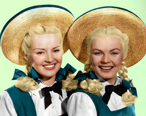 (image for) Betty Grable - June Haver #0003 - COLORIZED
