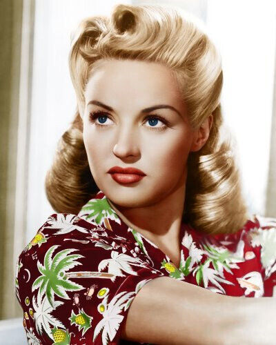 (image for) Betty Grable #0074 - COLORIZED