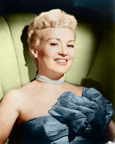(image for) Betty Grable #0186 - COLORIZED