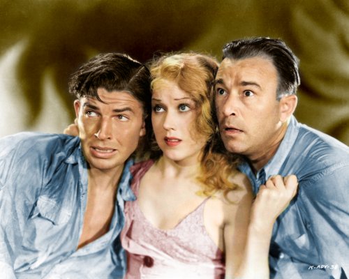 Bruce Cabot - Fay Wray - Robert Armstrong #0003 - COLORIZED (image for) Bruce Cabot - Fay Wray - Robert Armstrong #0003 - COLORIZED