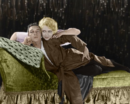 Buster Keaton - Anita Page #0013 - COLORIZED (image for) Buster Keaton - Anita Page #0013 - COLORIZED