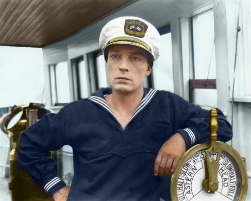 Buster Keaton #0283 - COLORIZED (image for) Buster Keaton #0283 - COLORIZED
