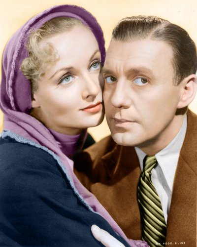 (image for) Carole Lombard - Jack Benny #0001 - COLORIZED