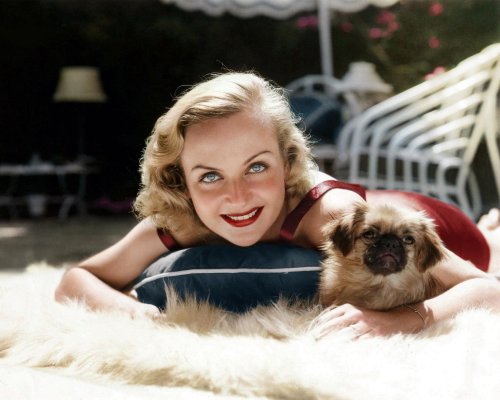 (image for) Carole Lombard #0187 - COLORIZED