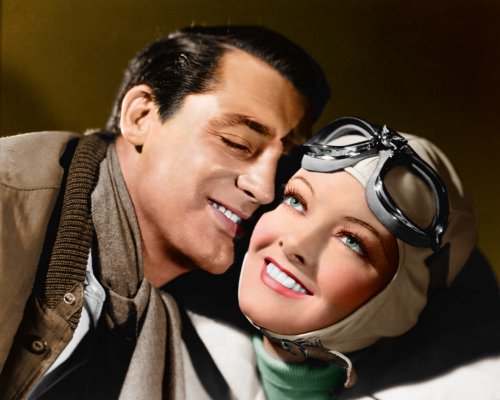 (image for) Cary Grant - Myrna Loy #0004 - COLORIZED