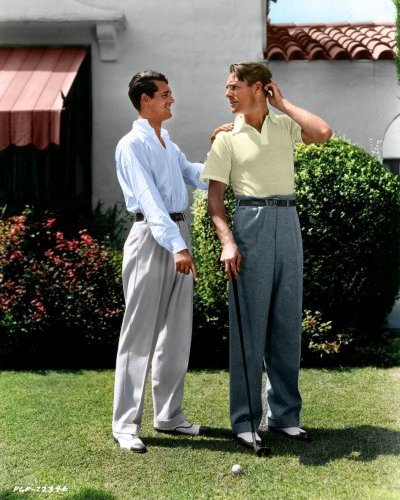 (image for) Cary Grant - Randolph Scott #0003 - COLORIZED