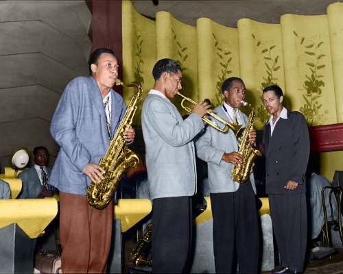 (image for) Charlie Parker - Dizzy Gillespie - Billy Eckstine - Lucky Thompson #0001 - COLORIZED