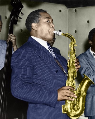 (image for) Charlie Parker #0047 - COLORIZED