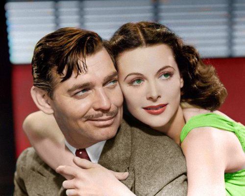 (image for) Clark Gable - Hedy Lamarr #0005 - COLORIZED