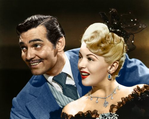 Clark Gable - Lana Turner #0071 - COLORIZED #2 (image for) Clark Gable - Lana Turner #0071 - COLORIZED #2