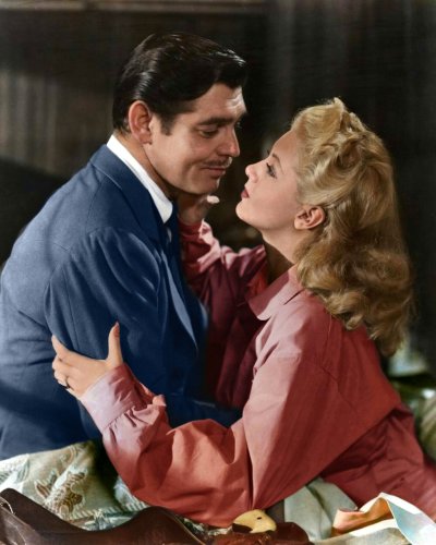 (image for) Clark Gable - Lana Turner #0073 - COLORIZED