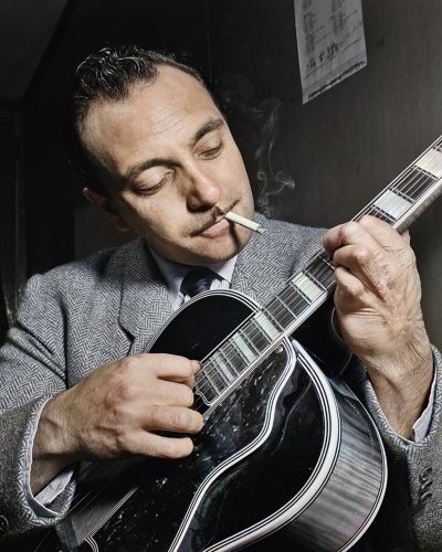 (image for) Django Reinhart #0009 - COLORIZED