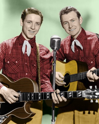 (image for) the Cochan Brothers - Eddie Cochran - Hank Cochran #0001 - COLORIZED