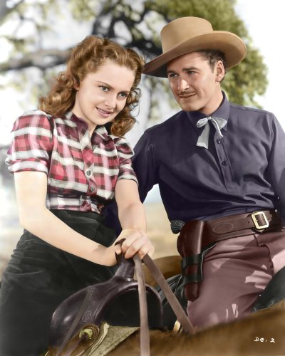 (image for) Errol Flynn - Olivia de Havilland #0013 - COLORIZED