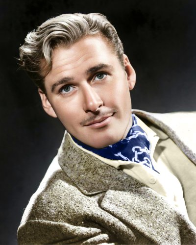 (image for) Errol Flynn #0061 - COLORIZED