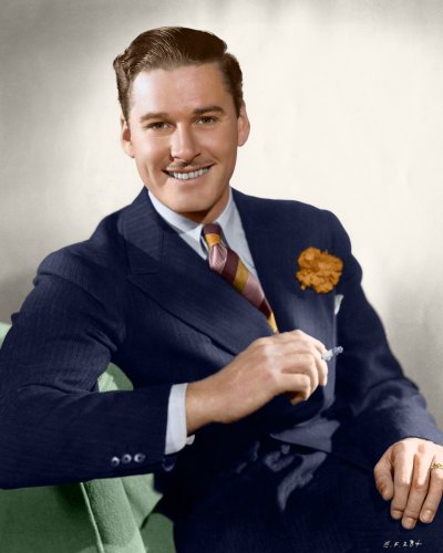 (image for) Errol Flynn #0672 - COLORIZED