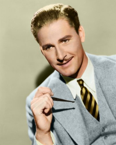 (image for) Errol Flynn #0718 - COLORIZED