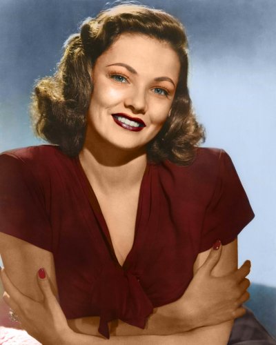 (image for) Gene Tierney #0121 - COLORIZED