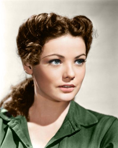 (image for) Gene Tierney #0122 - COLORIZED