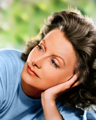 (image for) Greta Garbo #0082 - COLORIZED
