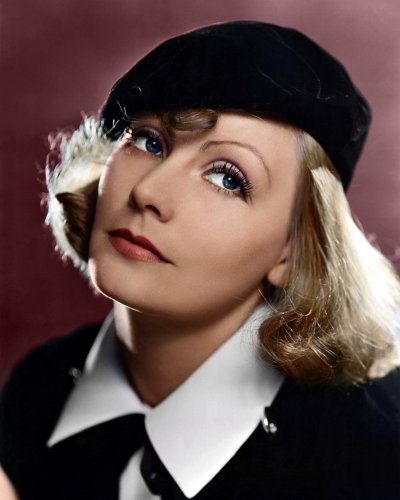 (image for) Greta Garbo #0287 - COLORIZED #1