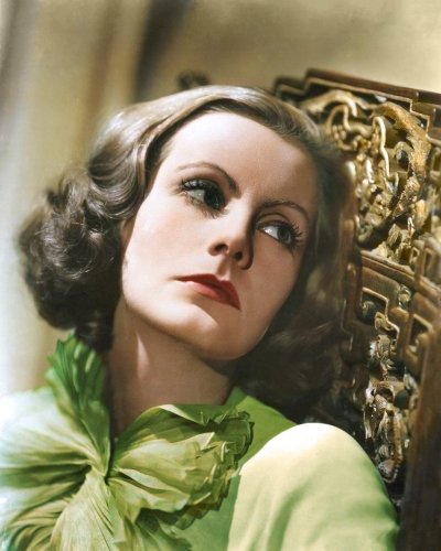 (image for) Greta Garbo #0508 - COLORIZED