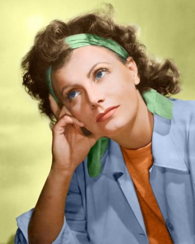 (image for) Greta Garbo #0878 - COLORIZED