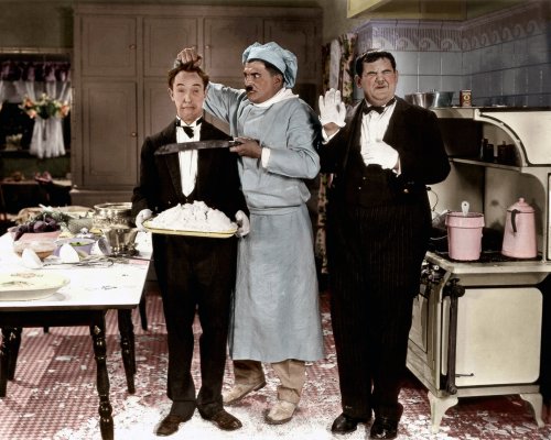 (image for) Stan Laurel & Oliver Hardy #0133 - COLORIZED