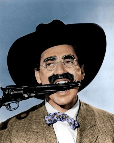 (image for) Groucho marx - Marx Brothers #0039 - COLORIZED #2