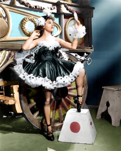 (image for) Olympe Bradna #0002 - COLORIZED