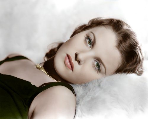(image for) Olympe Bradna #0003 - COLORIZED
