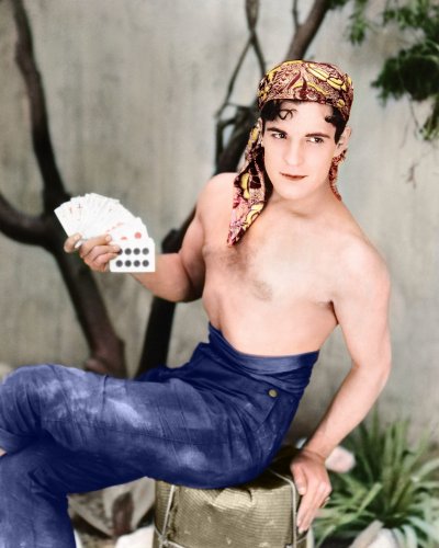 (image for) Ramon Novarro #0139 - COLORIZED