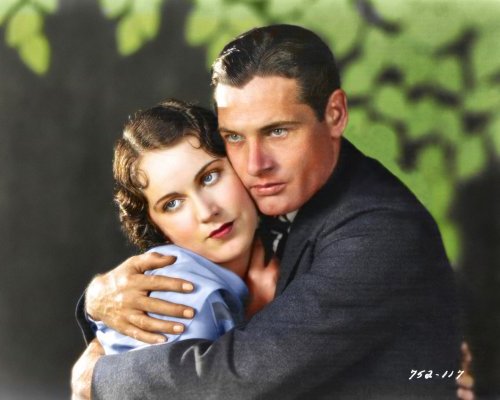 (image for) Richard Arlen - Fay Wray #0006 - COLORIZED