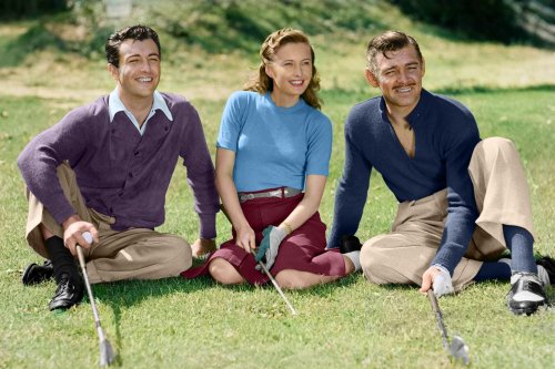 (image for) Robert Taylor - Barbara Stanwyck - Clark Gable #0001 - COLORIZED
