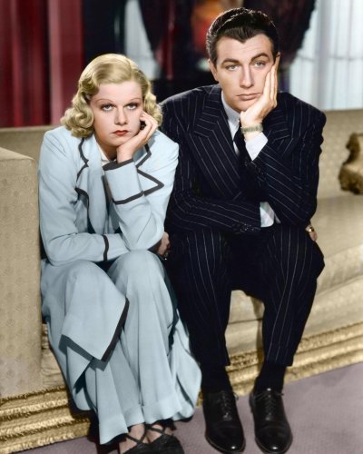 (image for) Robert Taylor - Jean Harlow #0026 - COLORIZED