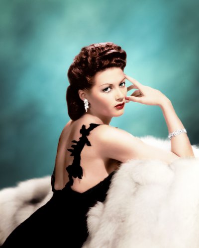 Yvonne de Carlo #0051 - COLORIZED (image for) Yvonne de Carlo #0051 - COLORIZED