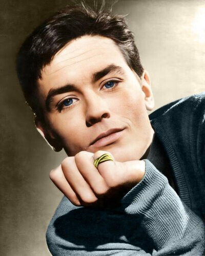 (image for) alain delon #0082 - COLORIZED