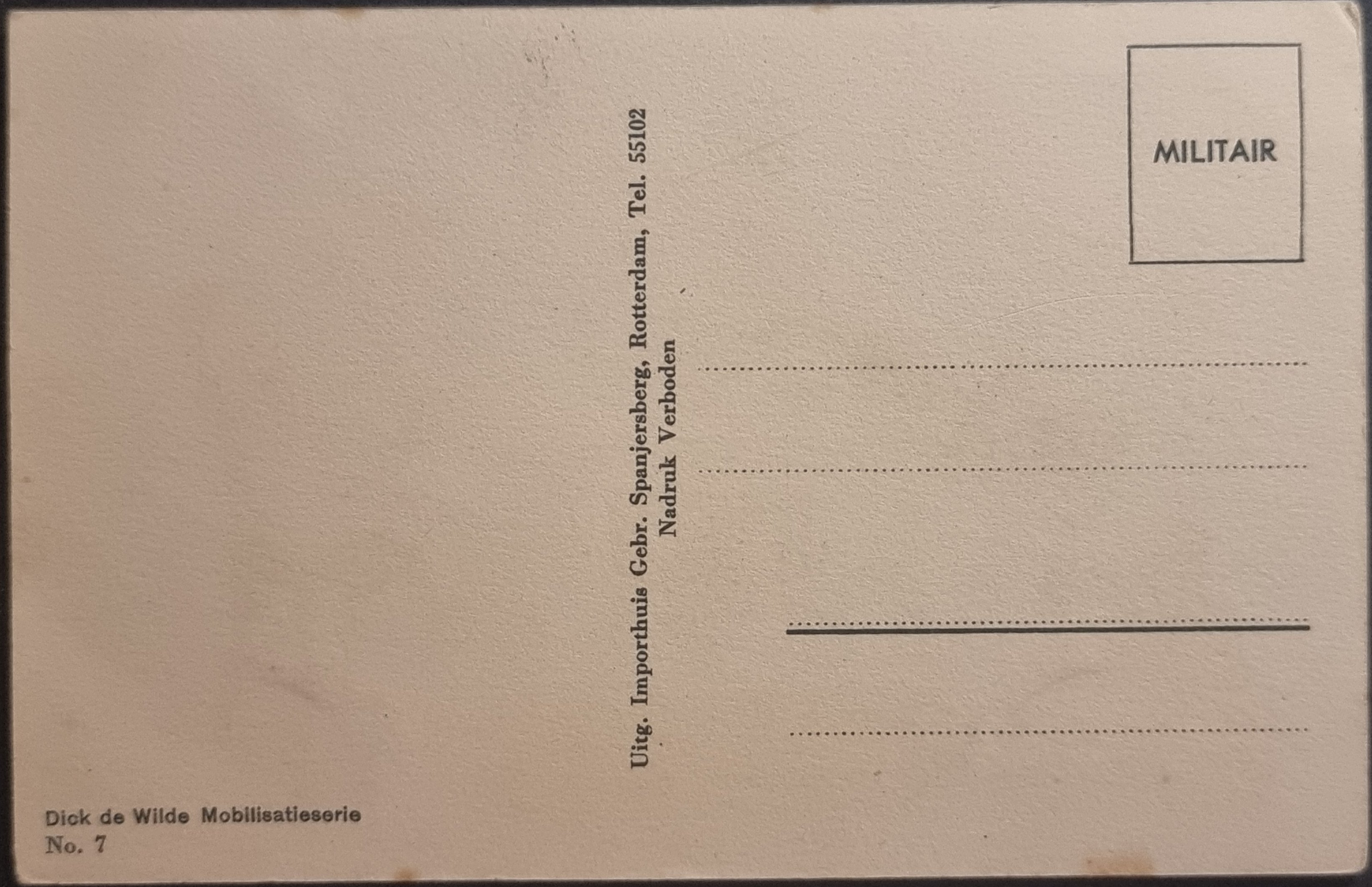 (image for) postcard Militaria #0006