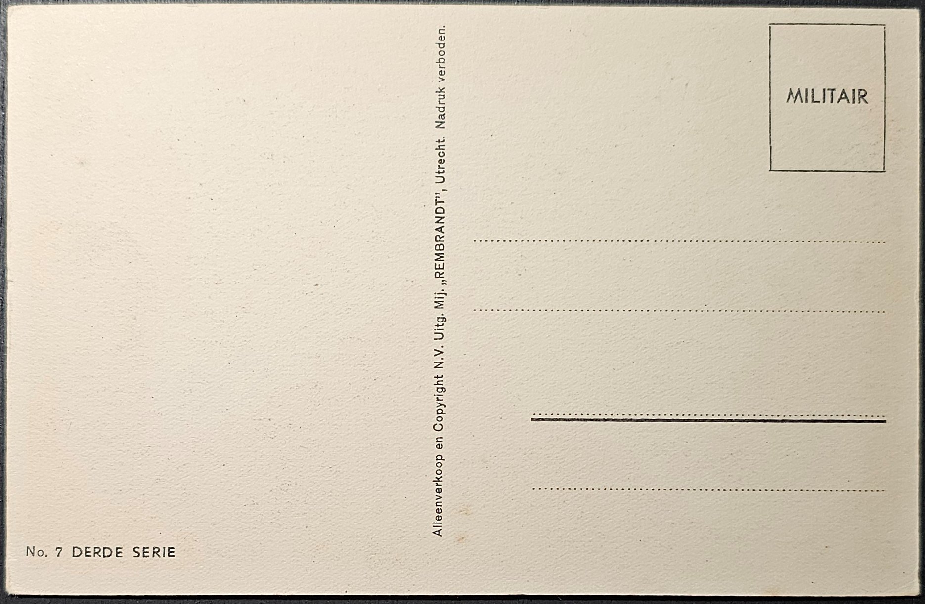 (image for) postcard Militaria #0028