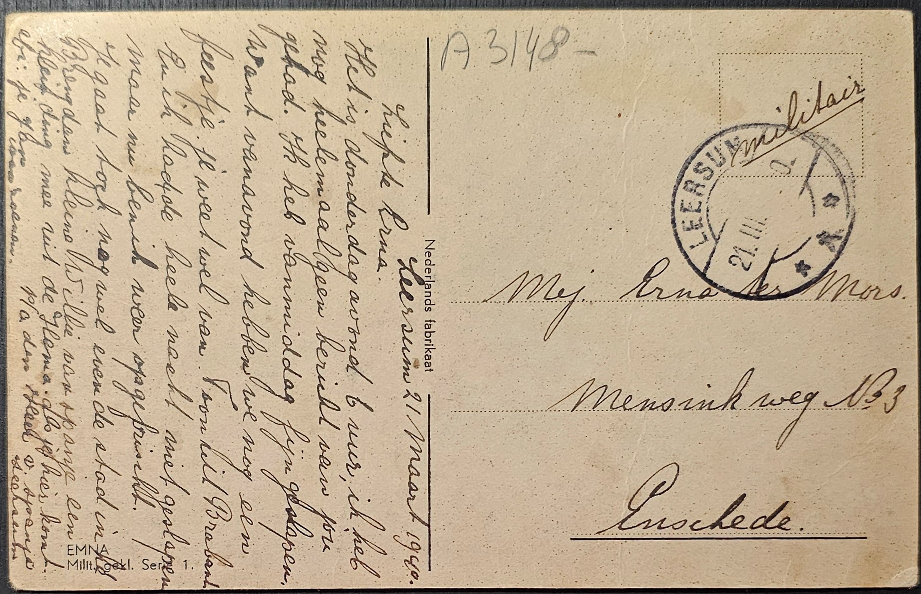 (image for) postcard Militaria #0040